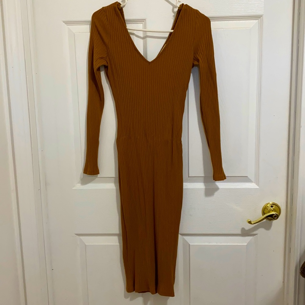 Caqui color midi Dress ✨